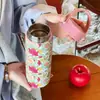 Termo Taza Separación Té y Agua Acero Inoxidable 304 Bolso Taza de Té para Exteriores Femenina Aspecto Elegante Regalo Taza de Agua Personalización