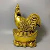 Pollo de latón pollo dorado de latón gallo de cobre pollo Yuan Baofu de latón Pollo Dorado Hogar adornos de artesanía de cobre