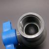 Spot supply pvc plástico roscado válvula de esfera adesiva 20mm a 63mm válvula de plástico plano de fio interno