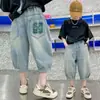 Shorts de mezclilla de verano para niños 2026 nuevos pantalones cortos finos de verano recortados para niños mayores