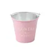 Balde de Lata Estilo Americano, Vaso de Lata Simples para Suculentas Verdes, Balde de Lata Pequeno, Porta-Canetas de Armazenamento para Mesa, Vaso Decorativo para Flores