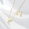 Collar para Mujer Gota de Rocío Matutino de Plata de Ley 925, Lujo Ligero, Colgante Nicho de Circonita de Alta Gama, Gargantilla, Cadena para el Pecho, Joyería de Accesorios