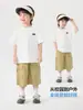 Pantalones Cortos de Verano Estilo Europeo para Niños Ropa de Trabajo 2026 Nueva Ropa Infantil Pantalones de Verano para Niños Pequeños Modernos