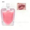 Comercio Exterior Transfronterizo Aceite para Labios Hecho a Mano DIY Brillo de Labios Producto Semi-Terminado Hidratante Perlado Shimmer Brillo de Labios Multicolor con Sabor a Fruta