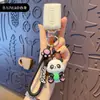 Muñeco Panda Llavero de Dibujos Animados Lindo Panda Troyano Exquisito Colgante para Coche Pareja Mochila Regalo Venta al por Mayor