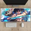 Mouse Pad Anime Demon Slayer, Tapete de Mesa Extra Grande, Espessado, Borda Travada, Resistente a Manchas, para Uso em Jogos e Escritório, Tapete de Computador
