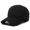 Gorra de Béisbol Bordada con Letra para Hombre con Algodón Adicional y Forro Engrosado para Calidez, Protección para los Oídos, Estilo Casual para Exteriores