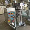 Prensa de Óleo Hidráulica de Noz e Amêndoa Prensada a Frio Máquina de Óleo de Gergelim Fragrante Prensa Automática Vertical de Azeite de Abacate
