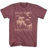1929Parques Nacionales Parque Arches Parque Nacional Estatal Natural Camiseta de Manga Corta para Hombre