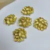 DIY Folha 3D Planta Cobre Latão Pingente Acessórios Brincos Faixas de Cabelo Decorações de Sapatos
