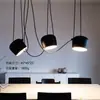 Lustre Moderno Minimalista de Alumínio com Design Criativo e Único para Cafés, Restaurantes, Lojas de Roupas e Locais de Entretenimento