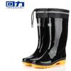Botas de Chuva 807 com Puxador Personalizadas para Homens, Botas de Chuva de Cano Alto, Cano Médio Antiderrapante, Resistente ao Desgaste, Impermeável com Cinto, Sapatos Aquáticos Refletivos Atacado