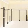 Expositor de ropa para mujer, sencillo, de hierro negro, con pared gruesa, para suelo, bonito estante de exhibición