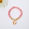 Nueva Pulsera de Cuentas de Cristal Popcorn Estilo Japonés y Coreano para Mujeres Estudiantes de Arte DIY Diseño Nicho Pulsera de Mariposa de Cristal Transfronteriza