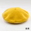 Gorro de lana de moda de Jiangsu, todo a juego, boina, gorra de pintor, gorro de capullo de lana, gorra de boceto, sombrero casual femenino estilo Mori