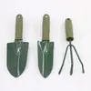 Ganhai Tools Cabo de Plástico Conjunto de Três Peças para Jardinagem Pá de Flor Pequena Pá Conjunto de Jardinagem Ferramentas para Jardim Suculentas