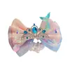 Tiara de Corona de Princesa de Aspecto Elevado Diadema de Perlas para Niños Cuerda de Cabello para Fiesta de Niñas Banda Elástica Accesorios para el Cabello