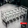 Copa de licor de cristal de 25 ml, copa pequeña de vino de cinco monedas, engrosada, lujo ligero, gama alta, para uso doméstico, media onza, precio al por mayor