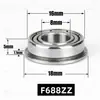 Accesorios para Impresora 3D Rodamiento de Bolas de Surco Profundo F688 F688Z con Brida y Rodamiento de Brida con Escalonamiento F688Zz