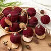 Bolas de Navidad, Accesorios de Navidad, Decoraciones de Navidad, Adornos de Bola de Navidad Afelpados, Bolas Colgantes, Decoraciones para Árbol de Navidad, Adornos Colgantes