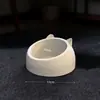Tigela de Gato em Aço Inoxidável com Boca Inclinada para Proteger a Coluna Cervical e Prevenir Tombamento, Tigela de Comida Removível, Alimentador de Água para Cães e Gatos, Tigela para Gato