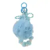 Otoño e Invierno Nuevo Estilo Coreano Llavero de Bola de Felpa Bolso para Teléfono Móvil con Cuentas Hecho a Mano Accesorios Colgantes para Bolsos Pulsera Corta para Mujeres