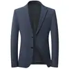 Chaqueta de Traje para Hombre 2026 Primavera y Otoño Más Vendida, Resistente a las Arrugas, No Requiere Planchado, Corte Entallado, Casual de Negocios, Parte Superior de Traje para el Trabajo