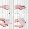 Estilo Coreano~ Herraje de Corazón Pequeño Estilo Punk Popular en Internet Coreano Tendencia en Ins 70% de descuento Gran Capacidad Patrón Agrietado Billetera para Mujer