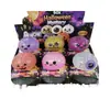 Bestseller transfronterizo Halloween gelatina de frutas squishy, juguete antiestrés de rebote lento, bolsa con cara sonriente de cuentas pop squishy con purpurina