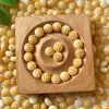 Carbón Tostado de Raíz de Bodhi Pulsera de Bodhi Tallada Pan de Carbón Pulsera DIY Hecha a Mano Accesorios Wen Play Cuentas de Buda Al por Mayor