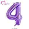 Globos Falsos Metálicos Grandes de 40 pulgadas en Morado, Verde Esmeralda y Azul Oscuro para Decoración de Fiesta de Cumpleaños de Bebé