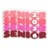 Frases da Temporada de Formatura de 2026 Patch de Borracha Macia em PVC Chapéu de Doutor Broche de Lembrança do Campus Acessórios DIY para Roupas