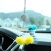 Espejo Cruzado Especialmente Diseñado para Pedrería de Arcilla, Borlas, Bolas de Pelo de Visón, Colgantes para Espejo Retrovisor de Coche, Suministros para Decoración Interior de Coche Colgantes