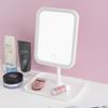 Espejo de Maquillaje LED con Luz Natural Ajustable de Tres Colores, Espejo de Maquillaje con Carga Táctil de un Solo Toque para Tocador