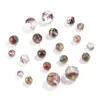 Xiao Natural Verde Fantasma Redondas Cuentas Cornucopia Multi-Tesoro DIY Accesorios de Joyería Semi-Terminados Pulsera Collar Cristal Cuentas Sueltas