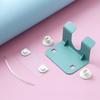 065 Soporte para Secador de Pelo Estante de Almacenamiento Soporte de Pared Estante para Secador de Pelo Montaje en Pared Estante de Baño Sin Taladro
