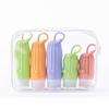 Botella Dispensadora de Silicona de Grado Alimenticio Personalizada con Molde, Botella de Almacenamiento para Viajes de Necesidades Diarias, Botella Dispensadora de Champú de Silicona