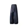 Verão 2026 Novo Calça Masculina Estilo Preguiçoso Solta com Caimento Larga na Perna Tamanho Grande Moda Casual Calça Reta Imitação de Algodão Linho
