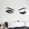 Van Gogh nuevo estilo pegatinas de pared belleza sexy ojos abiertos ojos cerrados hermosas pestañas pegatinas de letras de VINILO FX2039