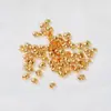 Ouro 18K Banhado Cor Duradoura Contas de Posicionamento Abertas Acessórios de Acabamento de Posicionamento para Colar Pulseira Artesanal DIY Material Contas