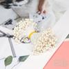 Estambre de flor de gasa hecho a mano DIY Horquilla antigua Simulación de flor Material de flor Cabeza de fósforo Núcleo de flor Accesorios para el cabello