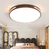 Luz principal para sala de estar estilo mediados de siglo, lámpara de techo color nogal, accesorios de iluminación estilo chino nuevo para dormitorio y estudio, para toda la casa