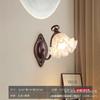 Lámpara de araña francesa retro para sala de estar, lámpara de comedor francesa antigua con forma de estrella y flores de Lanling, lámpara de araña romántica americana para dormitorio.