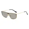 Nuevas Gafas de Sol Antivaho de Una Pieza, Gafas de Sol Metálicas de Moda para Chicas, Gafas de Sol Personalizadas Atractivas y de Alta Gama