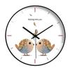 Reloj Moderno Sencillo Reloj de Pared Sala de Estar Arte Popular Reloj Silencioso Moda Luz y Sombra Decoración Personalizada Piedra Huang Shihua