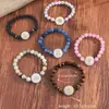 Pulseras Elásticas de Piedra de los 12 Signos del Zodiaco al por Mayor, Pulseras Elásticas Nfc con Diseño de Nicho, Suministro Transfronterizo