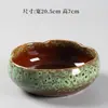 Vaso de Cerâmica Sem Furos para Plantas Hidropônicas em Vasos, Prato para Rabanete Verde e Suculentas, Vaso Grande para Narcisos, Vaso Grande para Flores Aquáticas de Mesa