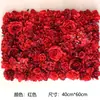 Fondo de Pared de Flores de Rosa Tablero de Fondo Propuesta Compromiso Boda Arreglo Popular al Aire Libre Registro Adornos de Paisajismo Accesorios Flores de Seda