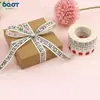 Cinta Escolar de Algodón Cinta para Fiesta Temática Escolar Elemento de Manzana Letra Regla Cinta para Empaque de Regalo de Regreso a Clases