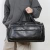 Nueva bolsa de equipaje, portátil, grande, de gran capacidad, para viajes de negocios, de corta distancia, de cuero.